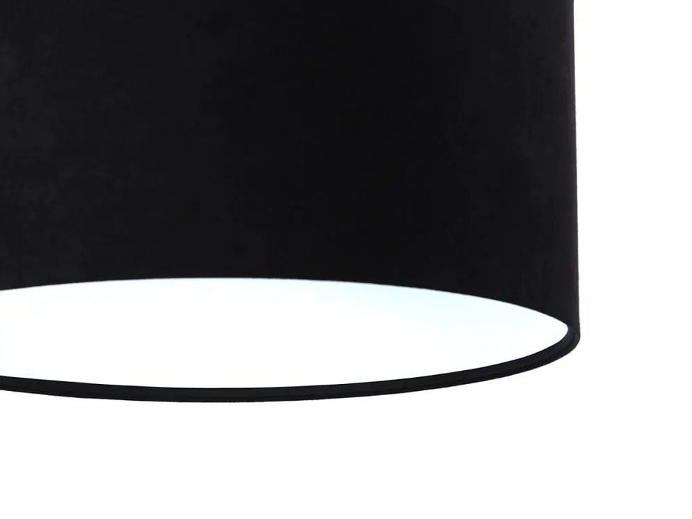 Lampa wisząca HOME 40 czarna/biała polskiej produkcji do salonu | MIRAT. w stylu kolekcja