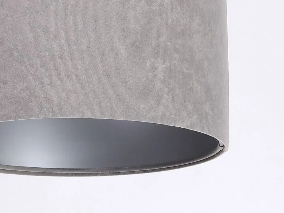 Lampa wisząca HOME 30 szara/srebrna mała do sypialni | MIRAT. w stylu kolekcja
