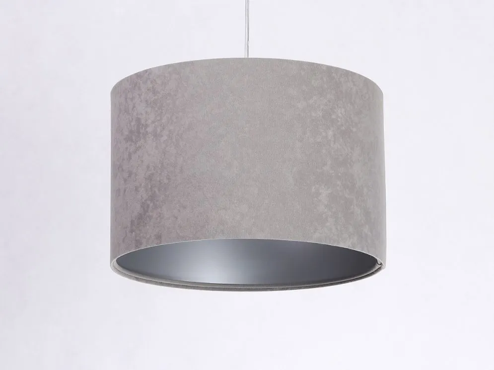 Lampa wisząca HOME 30 szara/srebrna mała do sypialni | MIRAT. w stylu kolekcja