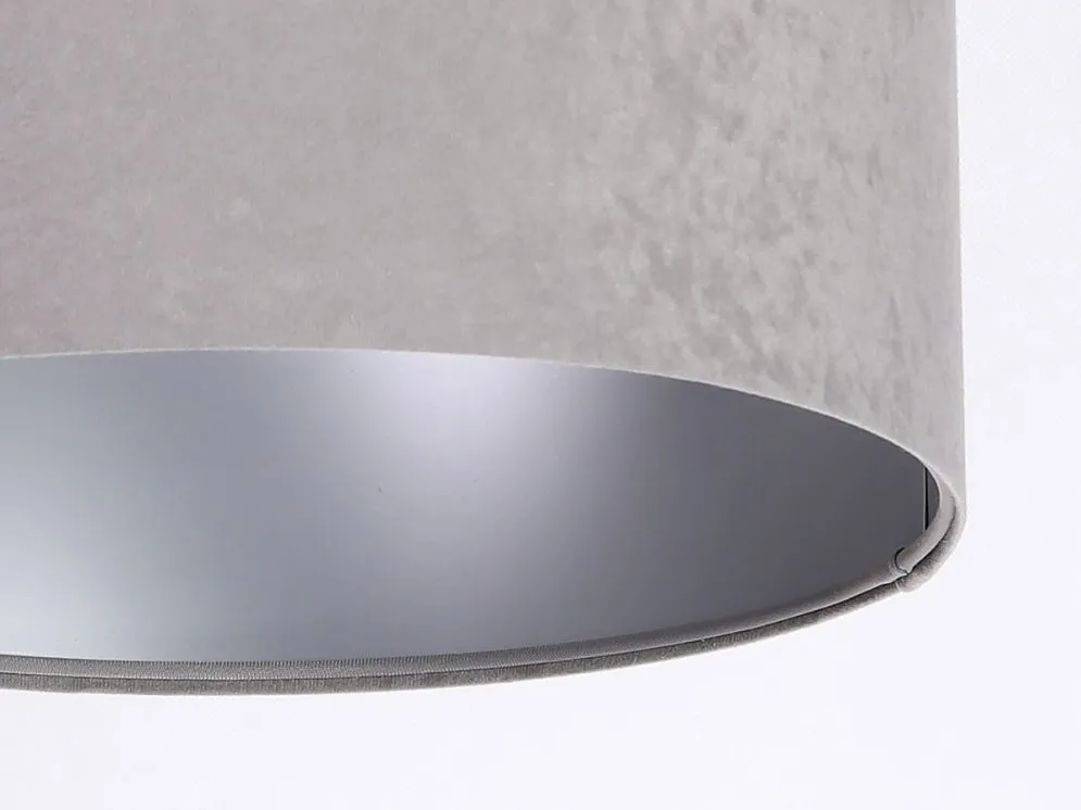 Lampa wisząca HOME 40 szara/srebrna nad stół do jadalni | MIRAT. w stylu kolekcja