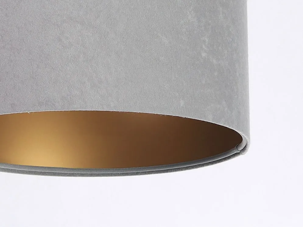 Lampa wisząca HOME 30 szara/złota nowoczesna polskiej produkcji | MIRAT. w stylu kolekcja