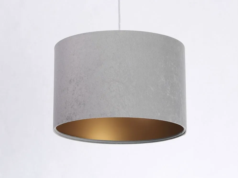 Lampa wisząca HOME 30 szara/złota nowoczesna polskiej produkcji | MIRAT. w stylu kolekcja