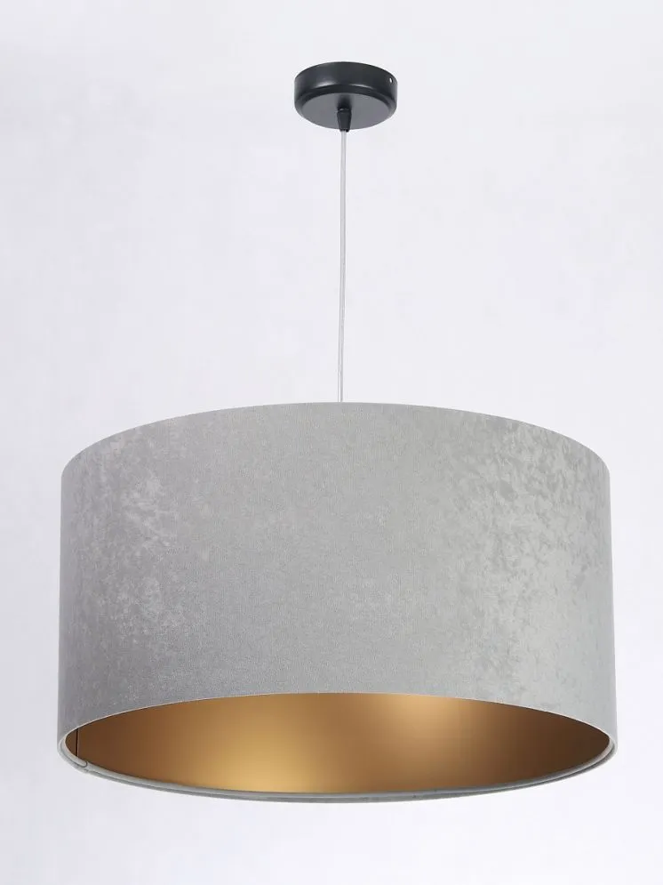 Lampa wisząca HOME 60 szara/złota nad stół do jadalni | MIRAT. w stylu kolekcja