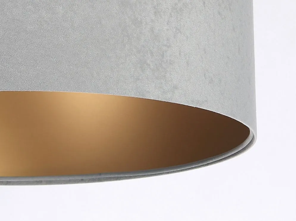 Lampa wisząca HOME 60 szara/złota nad stół do jadalni | MIRAT. w stylu kolekcja