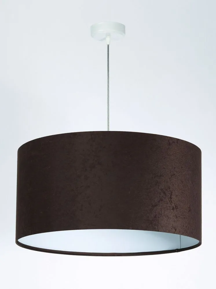Lampa wisząca HOME 50 brązowa/biała nad stół do salonu | MIRAT. w stylu kolekcja