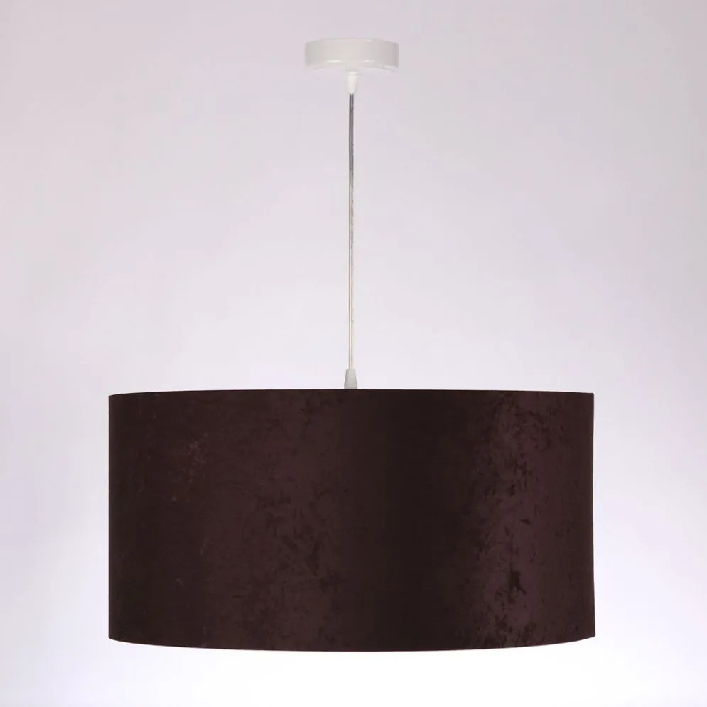 Lampa wisząca HOME 60 brązowa/srebrna do jadalni | MIRAT. w stylu kolekcja