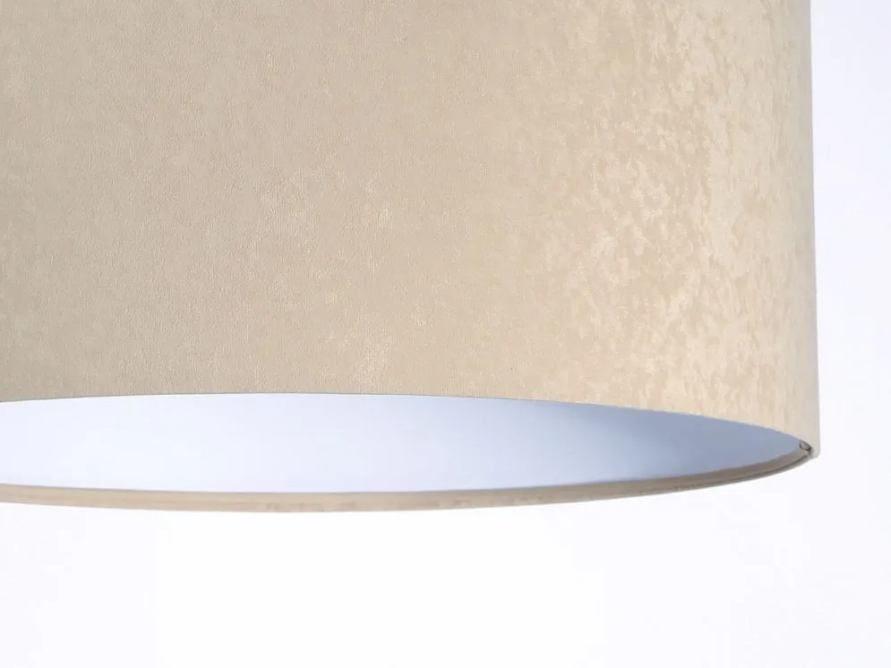Lampa wisząca HOME 60 beżowa/biała duża nad stół do jadalni | MIRAT. w stylu kolekcja