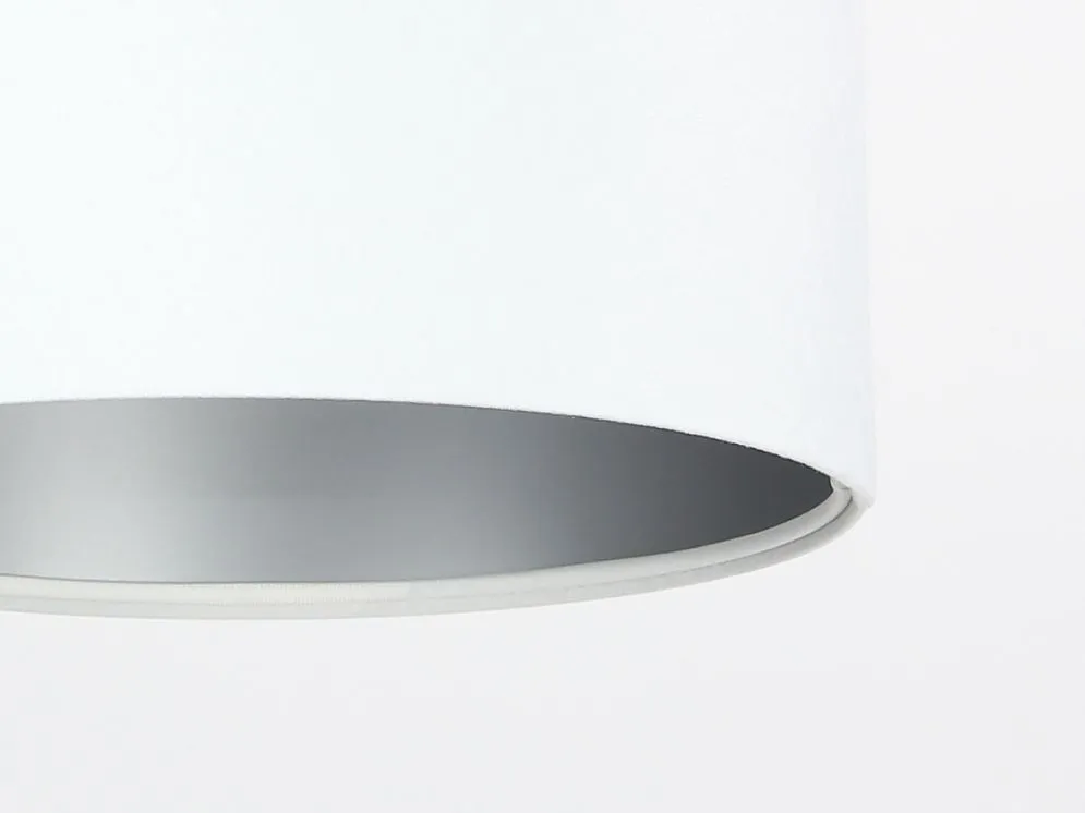 Lampa wisząca HOME 30 biała/srebrna polskiej produkcji nowoczesna | MIRAT.