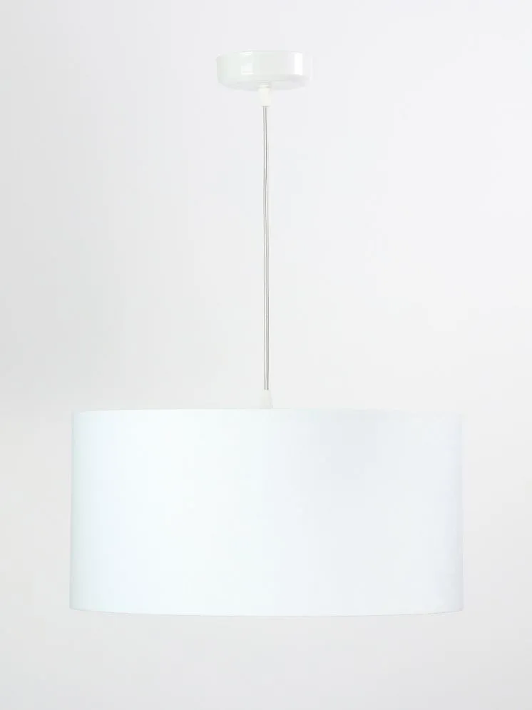 Lampa wisząca HOME 40 biała/złota welurowa polskiej produkcji | MIRAT.