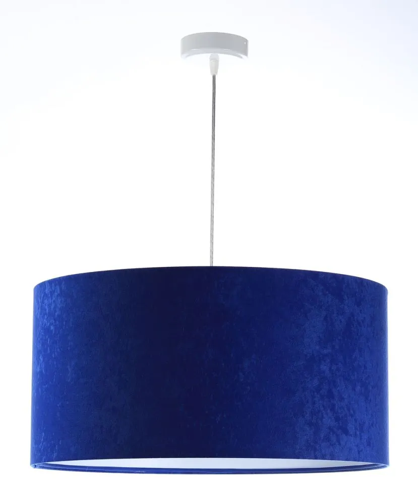 Lampa wisząca HOME 60 niebieska/biała minimalistyczna polskiej produkcji | MIRAT.