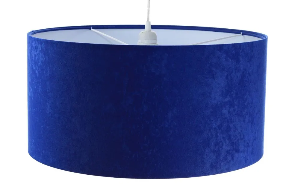Lampa wisząca HOME 60 niebieska/biała minimalistyczna polskiej produkcji | MIRAT.