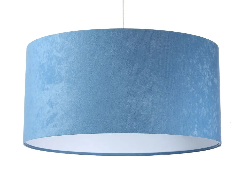 Lampa wisząca HOME 60 błękitna/biała polskiej produkcji do sypialni | MIRAT.