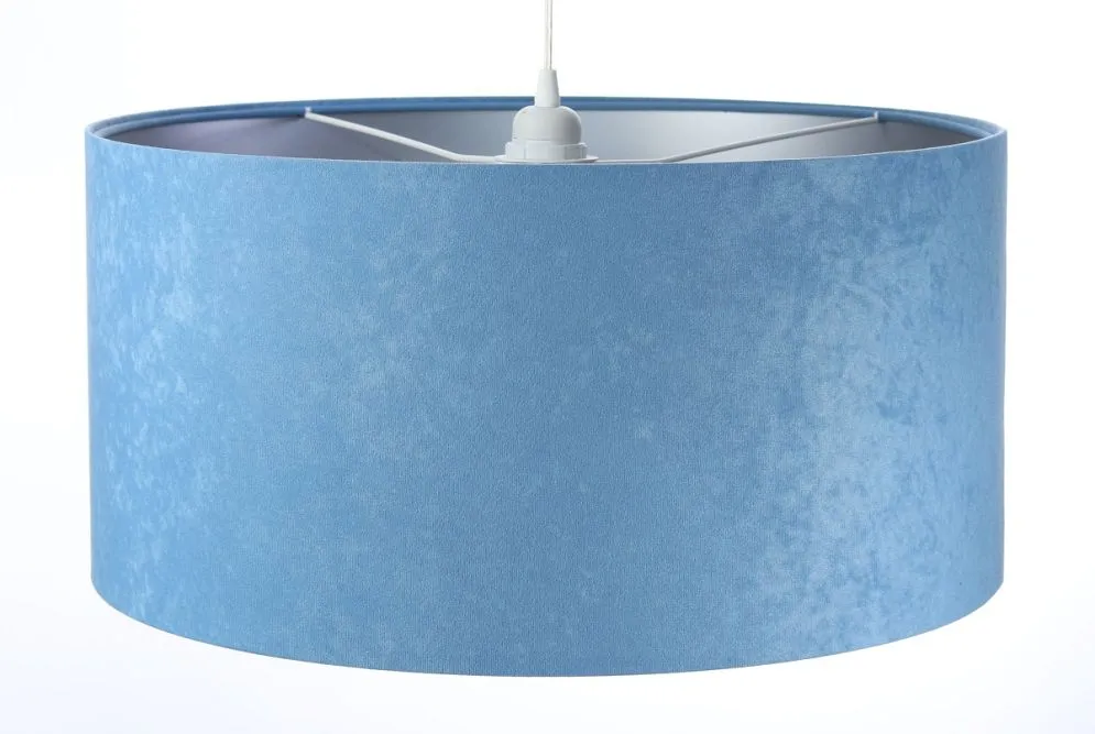 Lampa wisząca HOME 60 błękitna/srebrna nad stół do jadalni | MIRAT. w stylu kolekcja