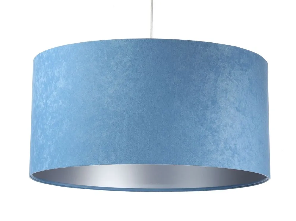 Lampa wisząca HOME 60 błękitna/srebrna nad stół do jadalni | MIRAT. w stylu kolekcja