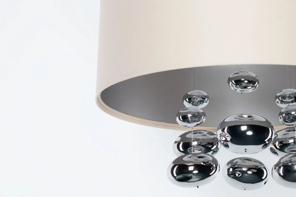 Lampa wisząca BUBBLE LIGHT 50cm kremowa glamour I sklep meblowy MIRAT.