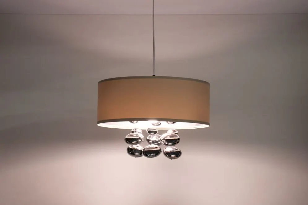 Lampa wisząca BUBBLE LIGHT 50cm kremowa glamour I sklep meblowy MIRAT.