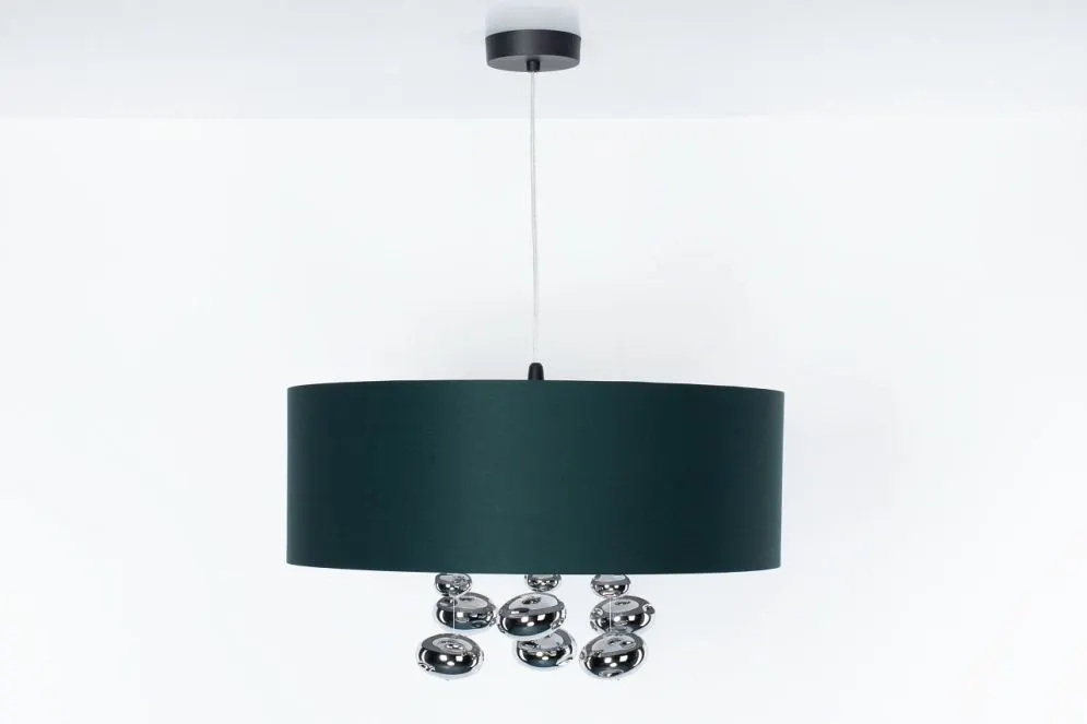 Lampa wisząca BUBBLE LIGHT 40cm zielona polskiej produkcji I sklep meblowy MIRAT.