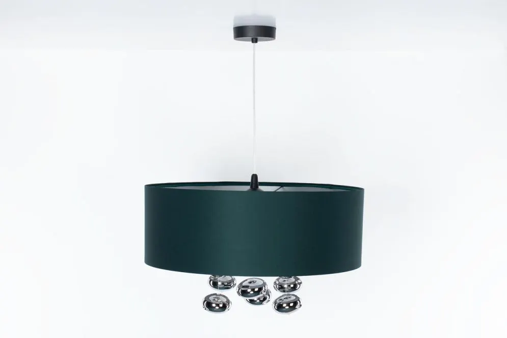 Lampa wisząca BUBBLE LIGHT 40cm zielona polskiej produkcji I sklep meblowy MIRAT.