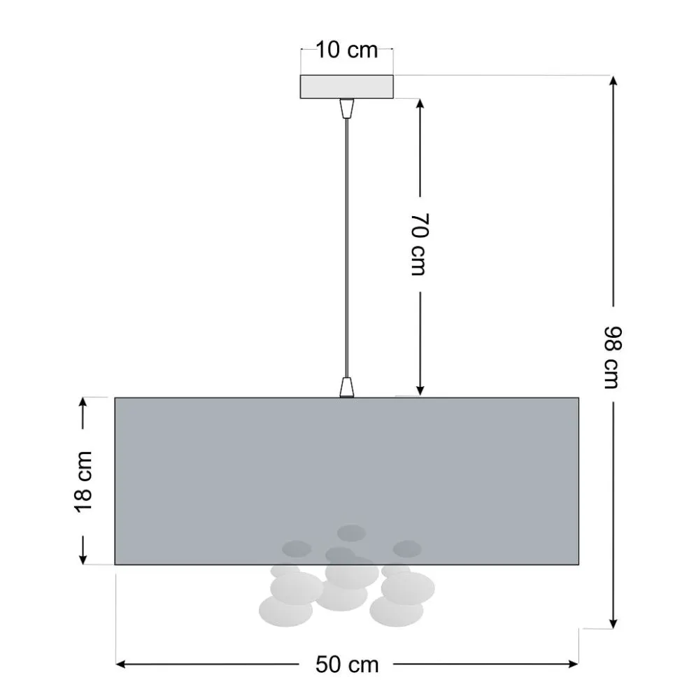 Lampa wisząca BUBBLE LIGHT 50cm kremowa glamour I sklep meblowy MIRAT.
