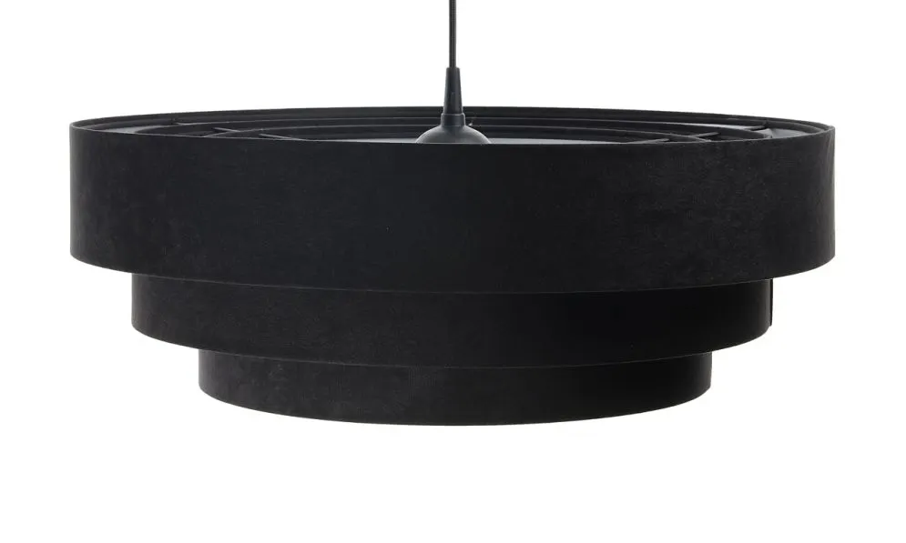 Lampa wisząca TRIO czarna/srebrna w stylu glamour | MIRAT. w stylu kolekcja