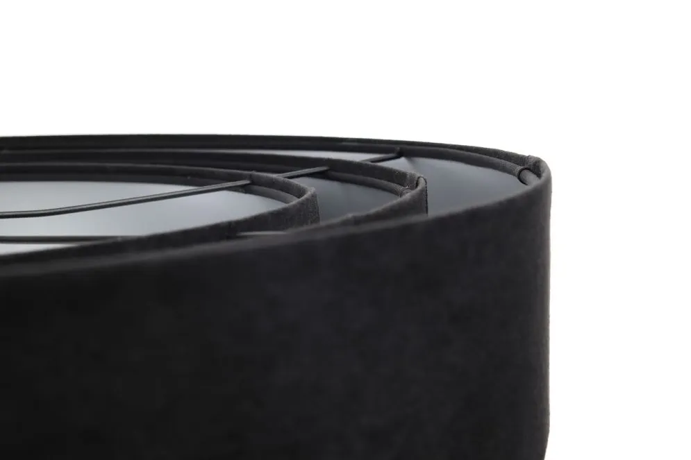 Lampa wisząca TRIO czarna/srebrna w stylu glamour | MIRAT. w stylu kolekcja