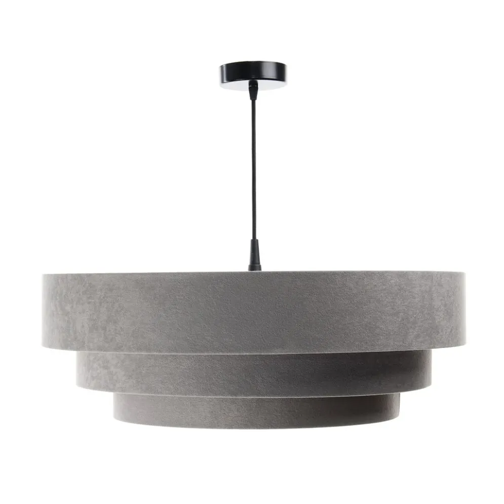 Lampa wisząca TRIO szara/złota ręcznie robiona nad stół | MIRAT. w stylu kolekcja