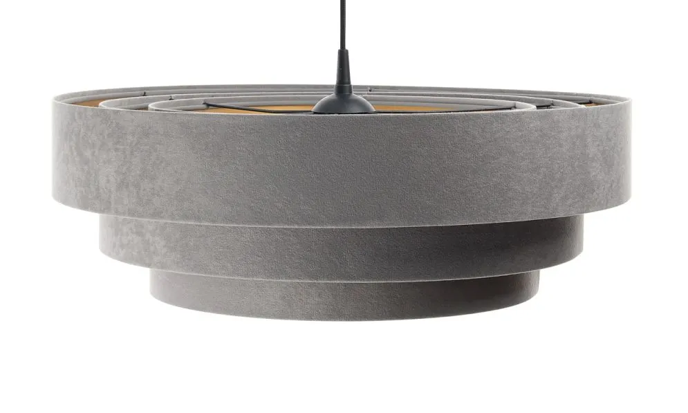 Lampa wisząca TRIO szara/złota ręcznie robiona nad stół | MIRAT. w stylu kolekcja