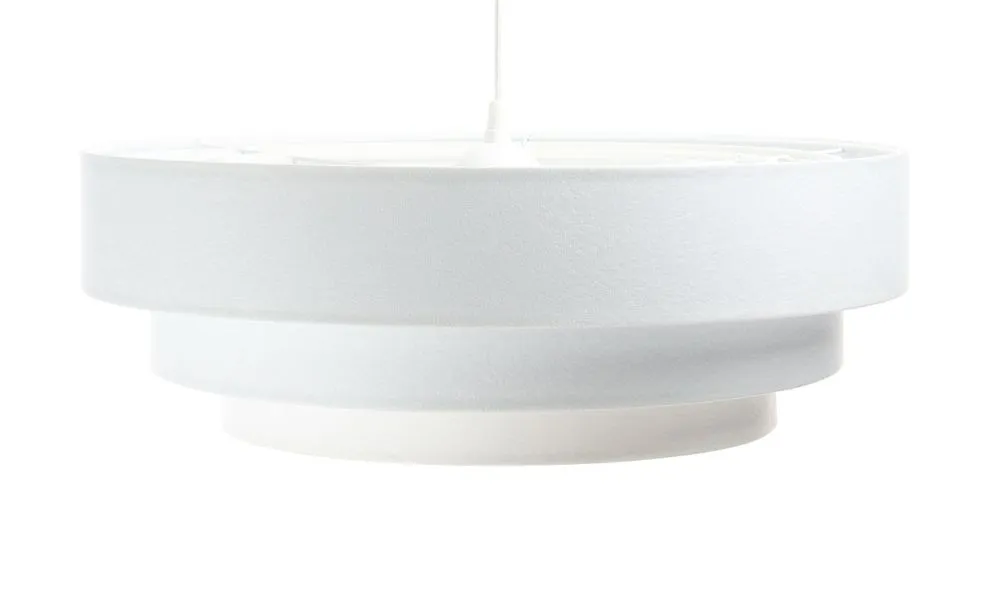 Lampa wisząca TRIO biała welurowa w stylu glamour | MIRAT. w stylu  kolekcja