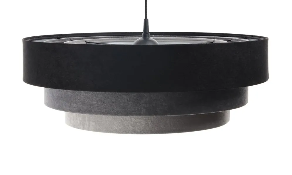 Lampa wisząca TRIO MIX czarna/szara/srebrna do nowoczesnego salonu | MIRAT. w stylu kolekcja