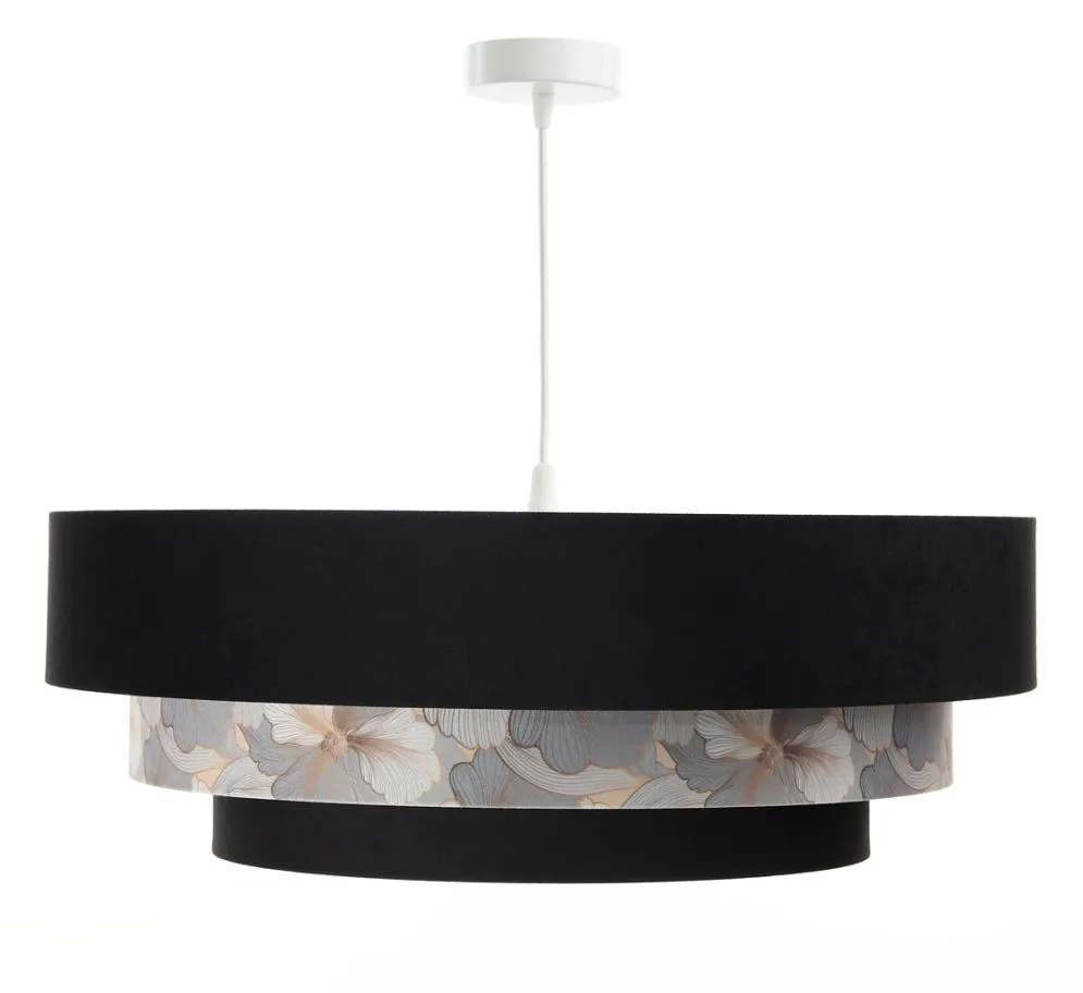 Lampa wisząca TRIO MIX czarna/wielokolorowa nad stół polskiej produkcji | MIRAT. w stylu kolekcja