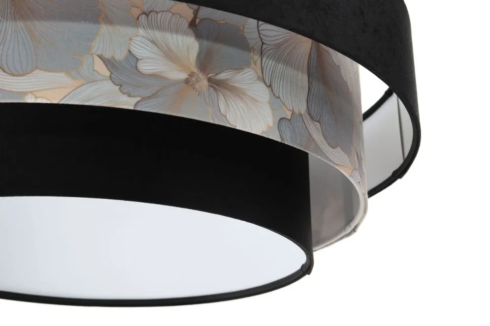 Lampa wisząca TRIO MIX czarna/wielokolorowa nad stół polskiej produkcji | MIRAT. w stylu kolekcja