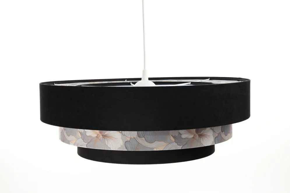 Lampa wisząca TRIO MIX czarna/wielokolorowa nad stół polskiej produkcji | MIRAT. w stylu kolekcja