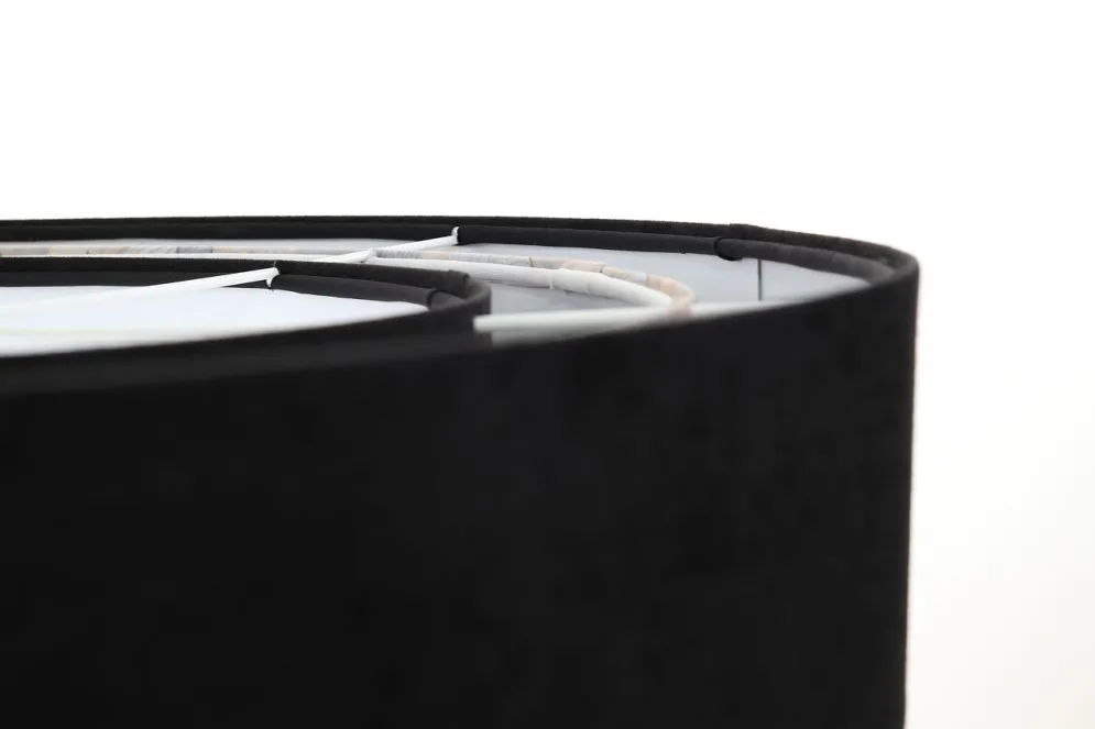 Lampa wisząca TRIO MIX czarna/wielokolorowa nad stół polskiej produkcji | MIRAT. w stylu kolekcja