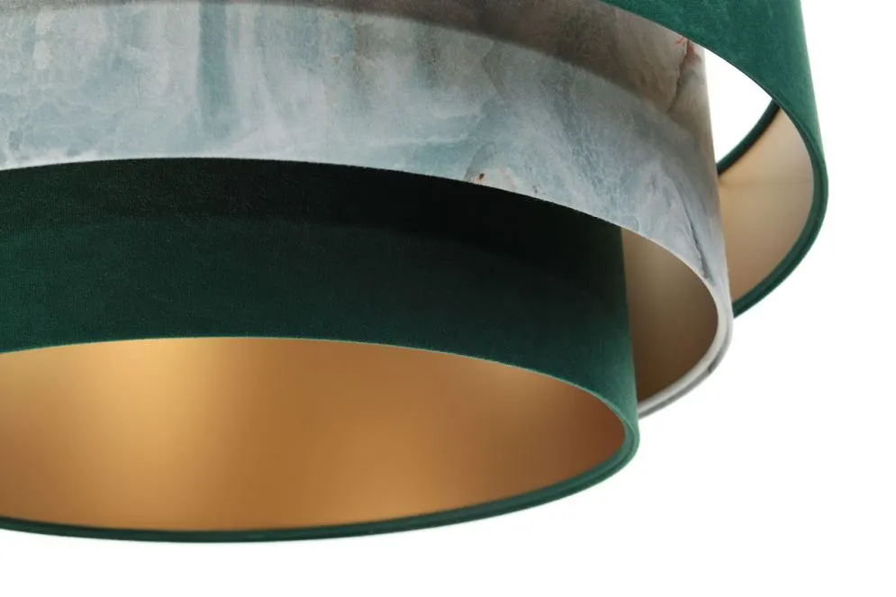 Lampa wisząca TRIO MIX zielona/wielokolorowa w kształcie walca | MIRAT. w stylu kolekcja