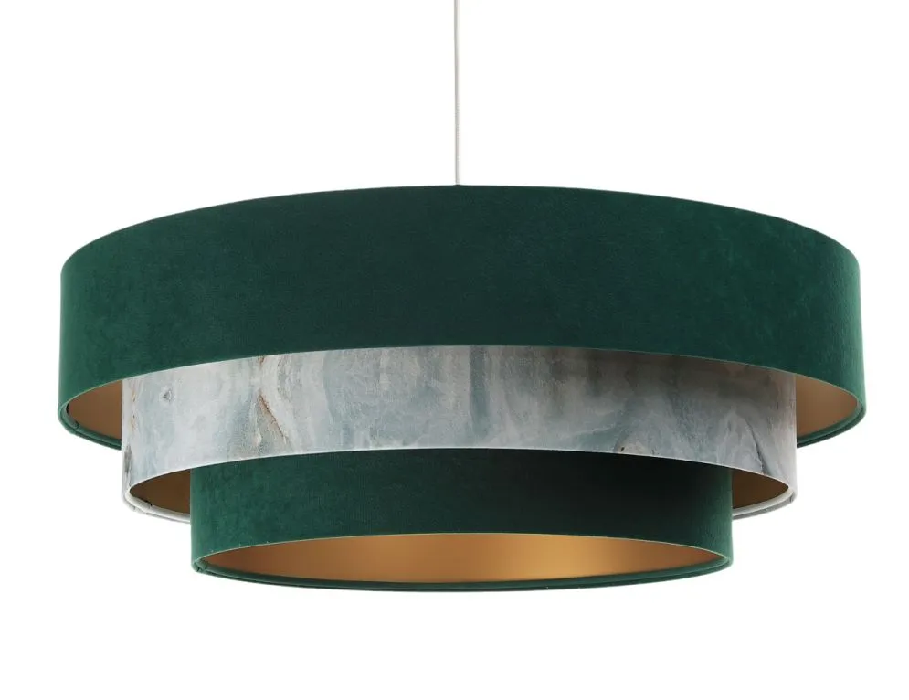 Lampa wisząca TRIO MIX zielona/wielokolorowa w kształcie walca | MIRAT. w stylu kolekcja
