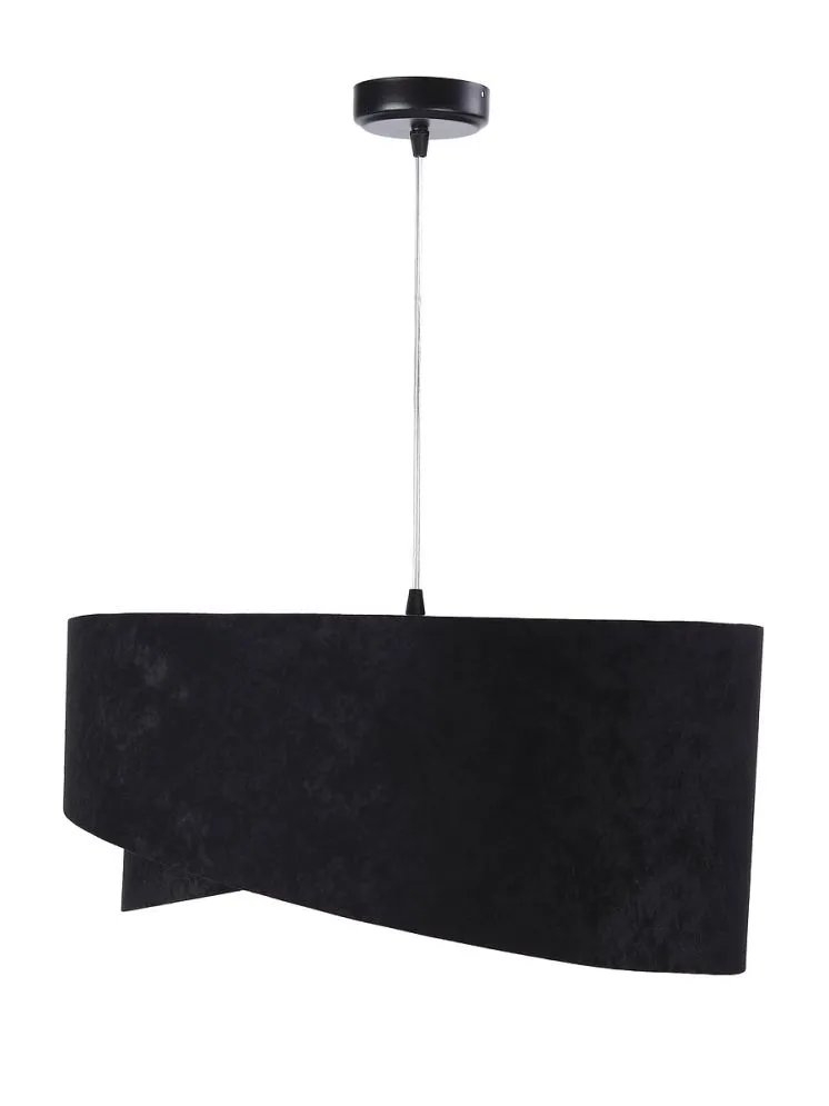 Lampa wisząca GEMSTONE czarna/srebrna asymetryczna elegancka | MIRAT. w stylu kolekcja