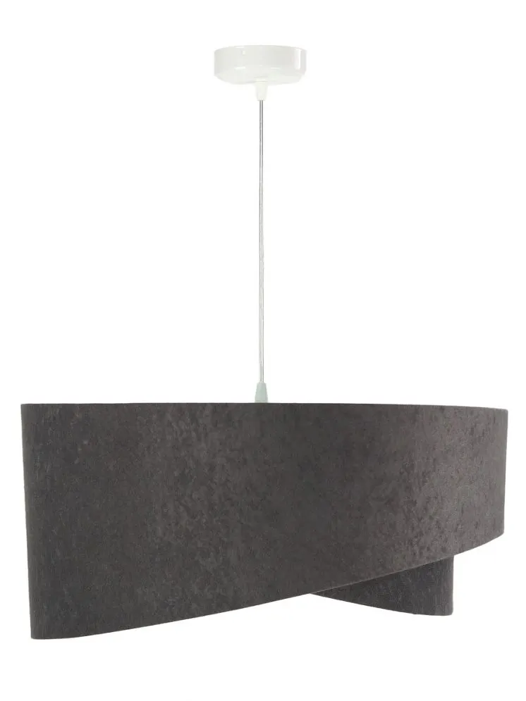 Lampa wisząca GEMSTONE GRAY grafitowa/miętowa nowoczesna | MIRAT. w stylu kolekcja
