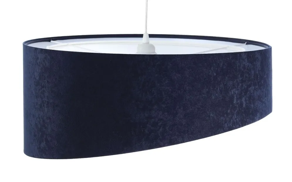 Lampa wisząca THUNDERCLOUD WHITE granatowa/biała do salonu | MIRAT. w stylu kolekcja