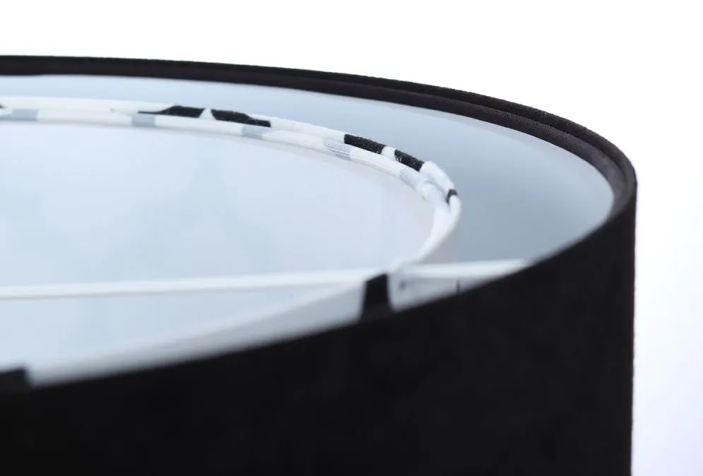 Lampa wisząca BLACK VELVET czarna/biała asymetryczna nowoczesna | MIRAT. w stylu  kolekcja
