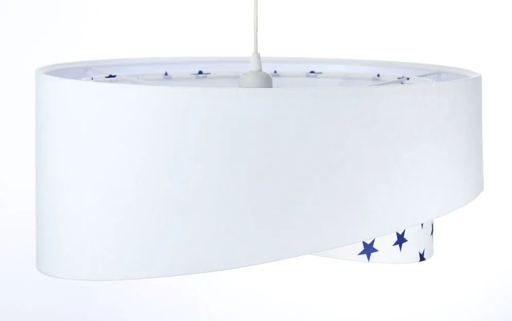 Lampa wisząca DREAMER biała welurowa do pokoju dziecięcego | MIRAT. w stylu kolekcja