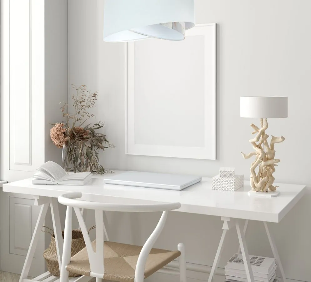 Lampa wisząca WHITE FLOWER biała aksamitna nowoczesna | MIRAT. w stylu kolekcja