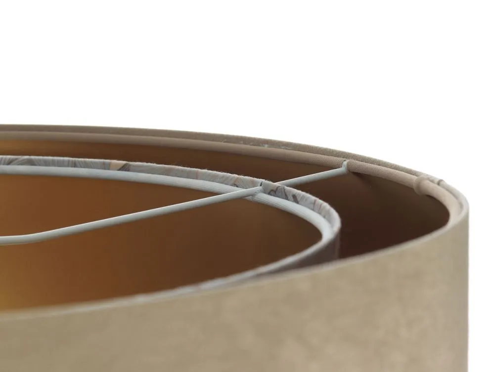 Lampa wisząca SAND FLOWER 1 beżowa/złota z motywem kwiatowym | MIRAT. w stylu kolekcja