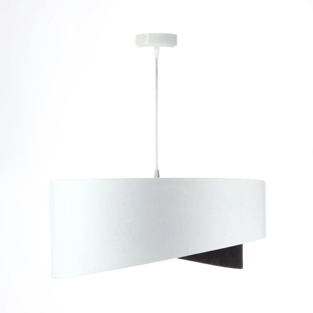 Lampa wisząca BAW biała/czarna trzykolorowa nowoczesna | MIRAT. w stylu kolekcja