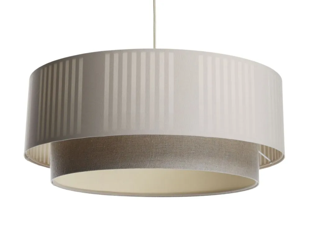 Lampa wisząca DUO LAMI LINE 50x20 kremowa/beżowa do sypialni I sklep meblowy MIRAT.