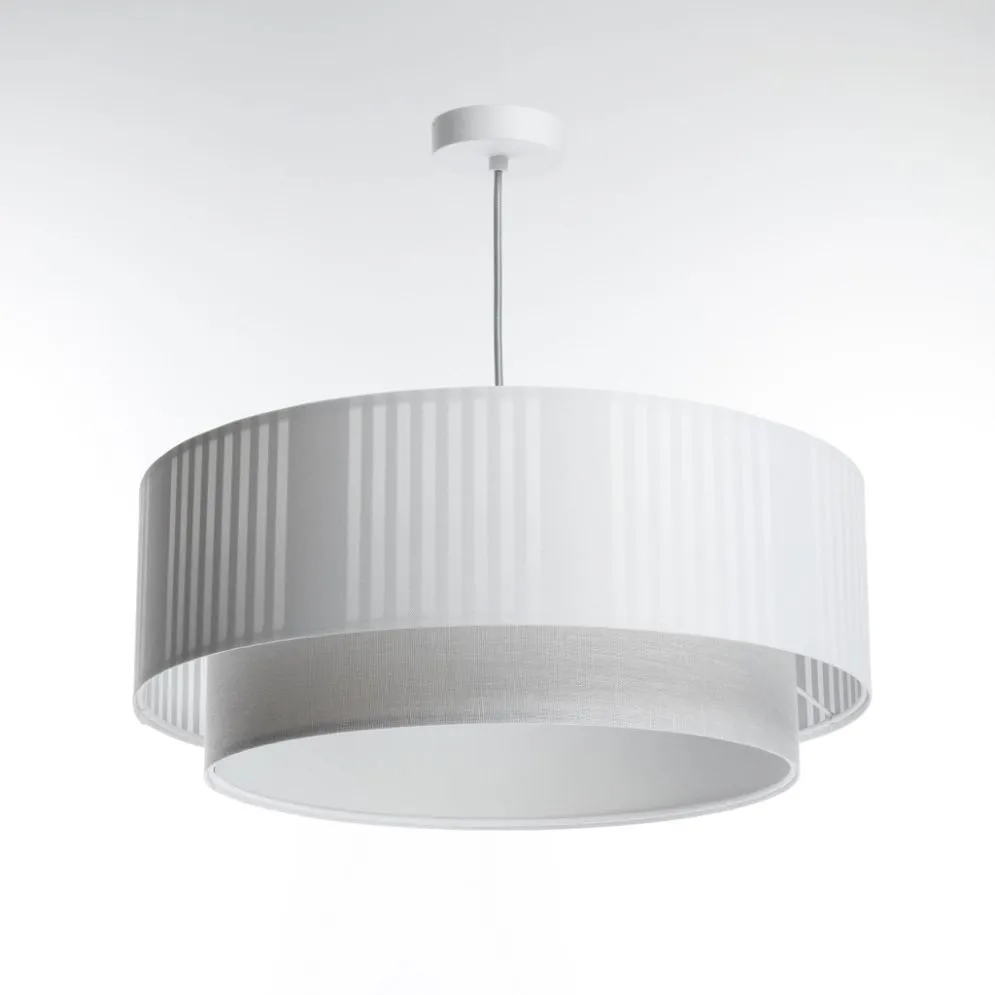 Lampa wisząca DUO LAMI LINE 60x25 biała do salonu I sklep meblowy MIRAT.