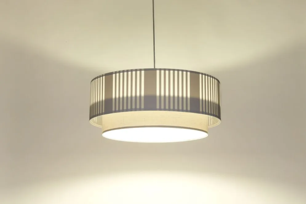 Lampa wisząca DUO LAMI LINE 60x25 biała do salonu I sklep meblowy MIRAT.