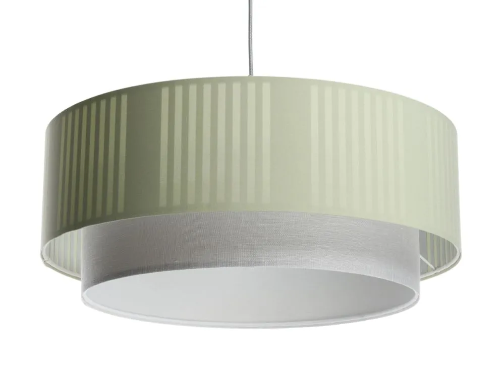 Lampa wisząca DUO LAMI LINE 70x28 zielona/kremowa polska I sklep meblowy MIRAT.