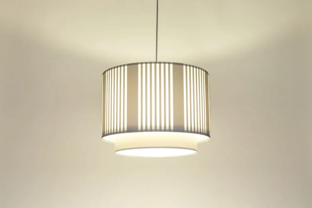 Lampa wisząca DUO LAMI LINE 60 biała do sypialni I sklep meblowy MIRAT.