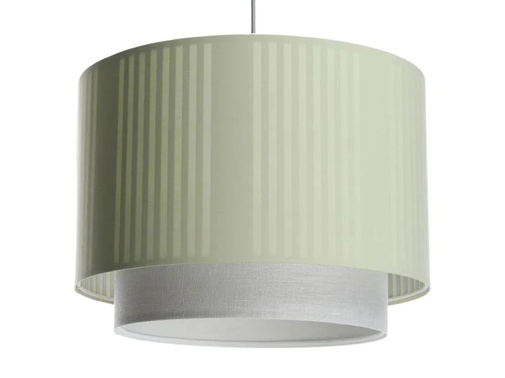 Lampa wisząca DUO LAMI LINE 50 zielona/kremowa do sypialni I sklep meblowy MIRAT.