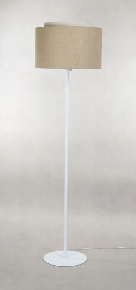 Lampa stojąca ASU I beżowa/biała w stylu skandynawskim I sklep meblowy MIRAT.